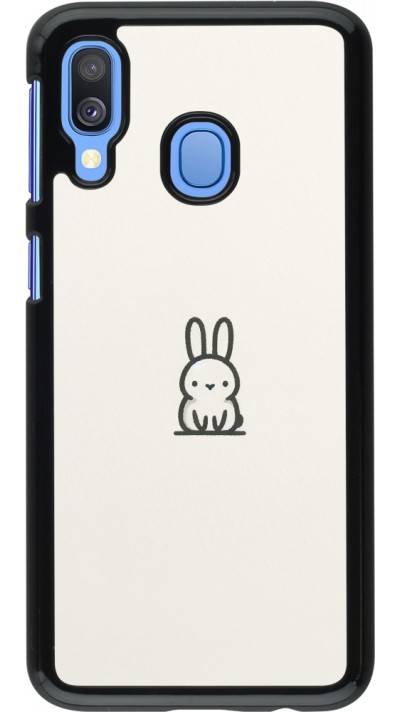 Coque Samsung Galaxy A40 - Minimal bunny cutie