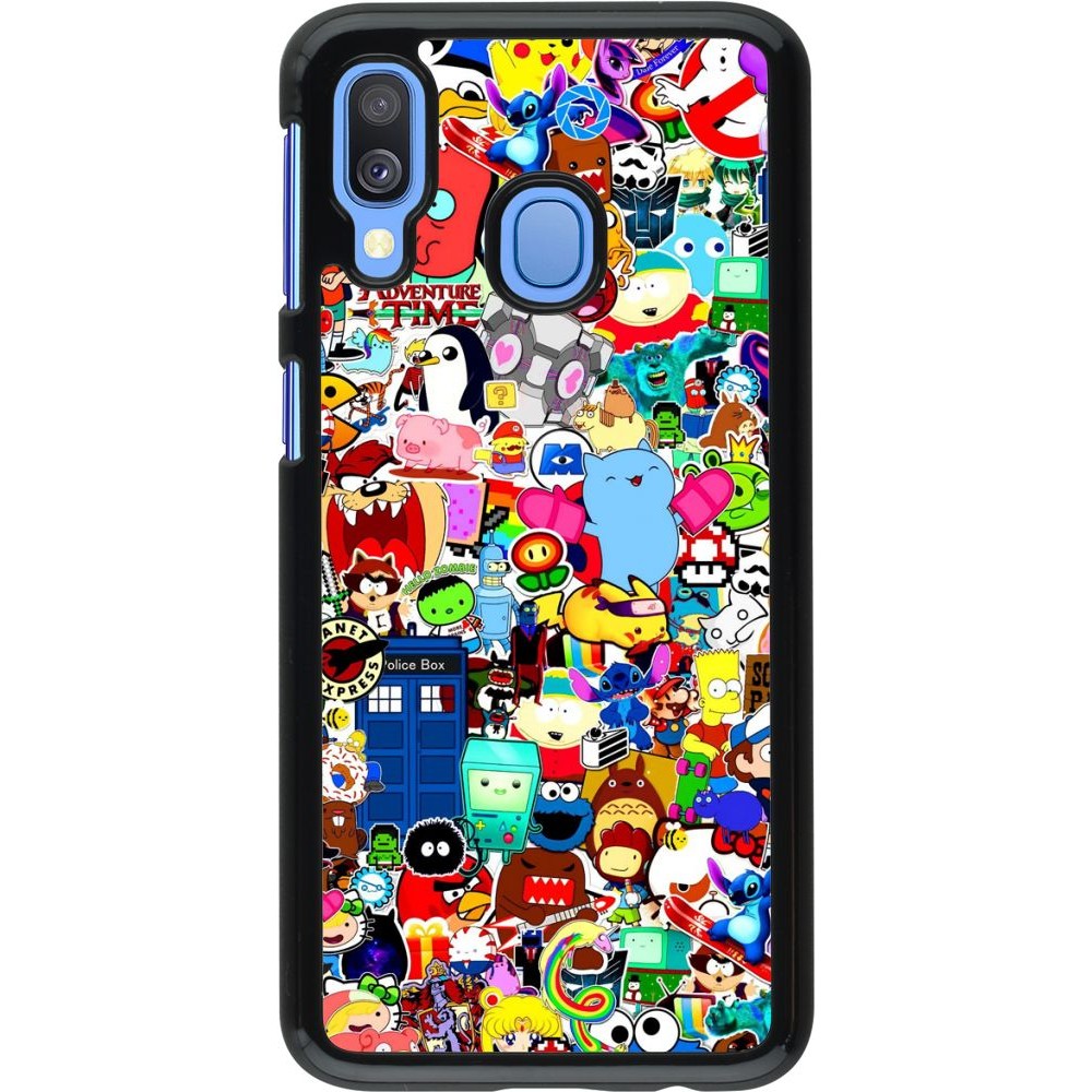 Coque Samsung Galaxy A40 - Mixed cartoons