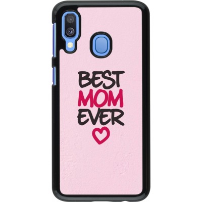 Coque Samsung Galaxy A40 - Mom 2023 best Mom ever pink