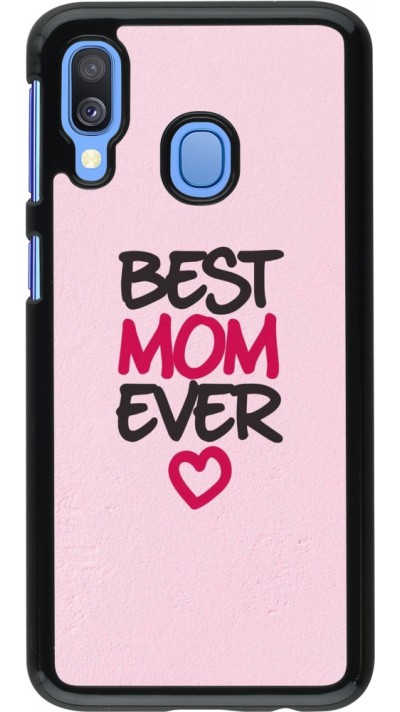 Coque Samsung Galaxy A40 - Mom 2023 best Mom ever pink