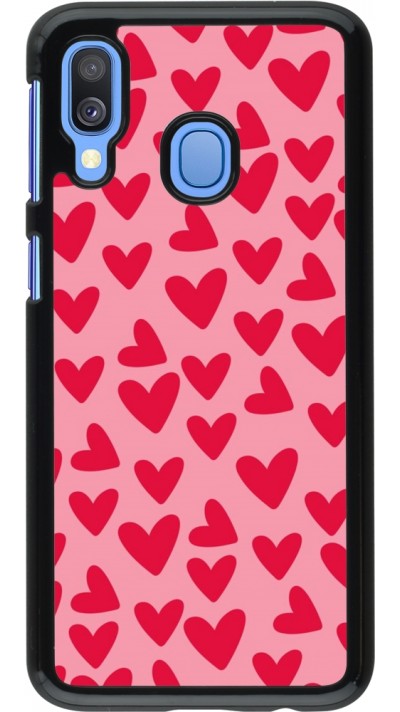 Coque Samsung Galaxy A40 - Mom 2024 petits coeurs