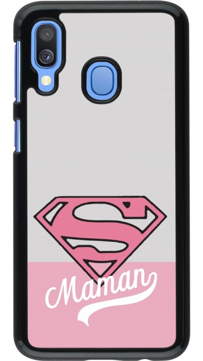 Coque Samsung Galaxy A40 - Mom 2024 Super hero maman