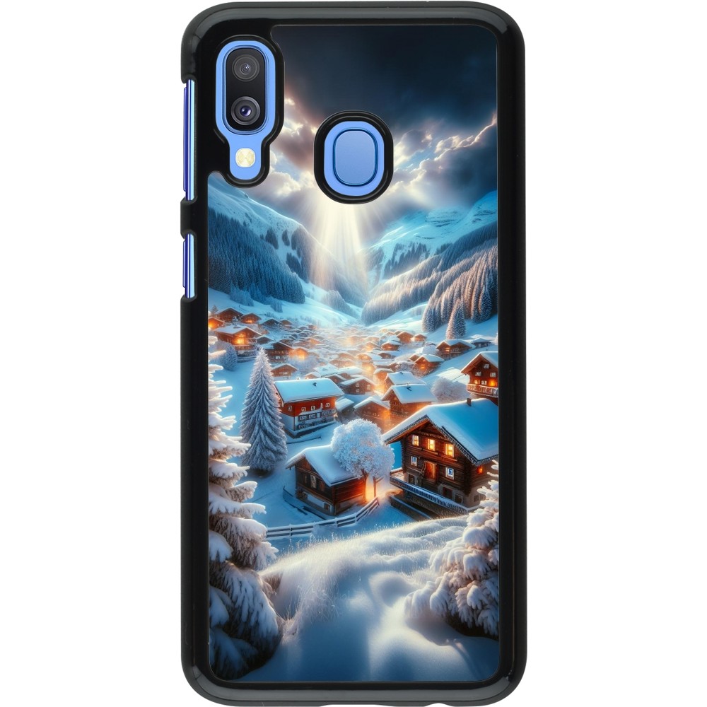 Coque Samsung Galaxy A40 - Mont Neige Lumière