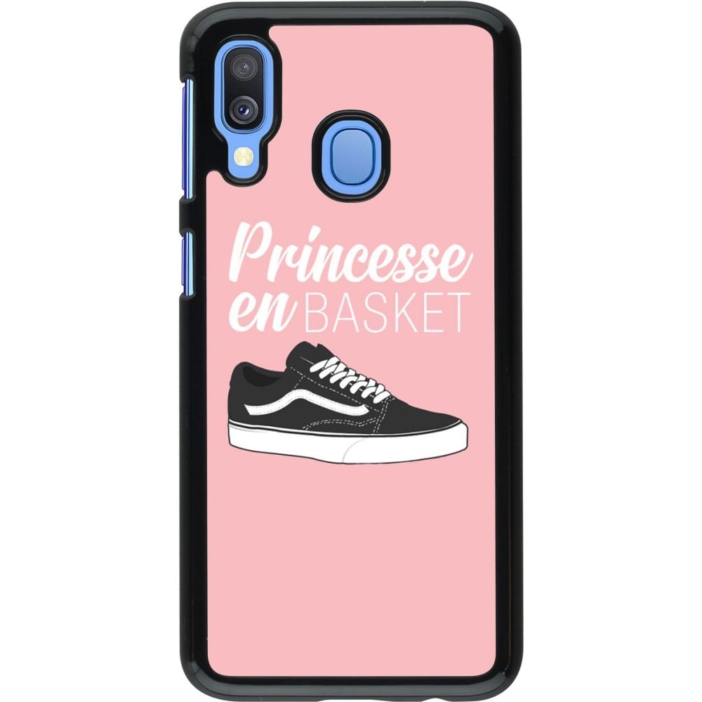 Coque Samsung Galaxy A40 - princesse en basket