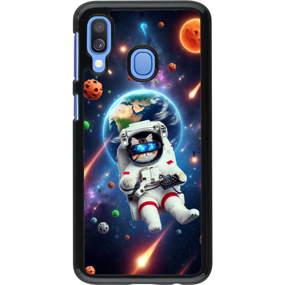 Coque Samsung Galaxy A40 - VR SpaceCat Odyssey