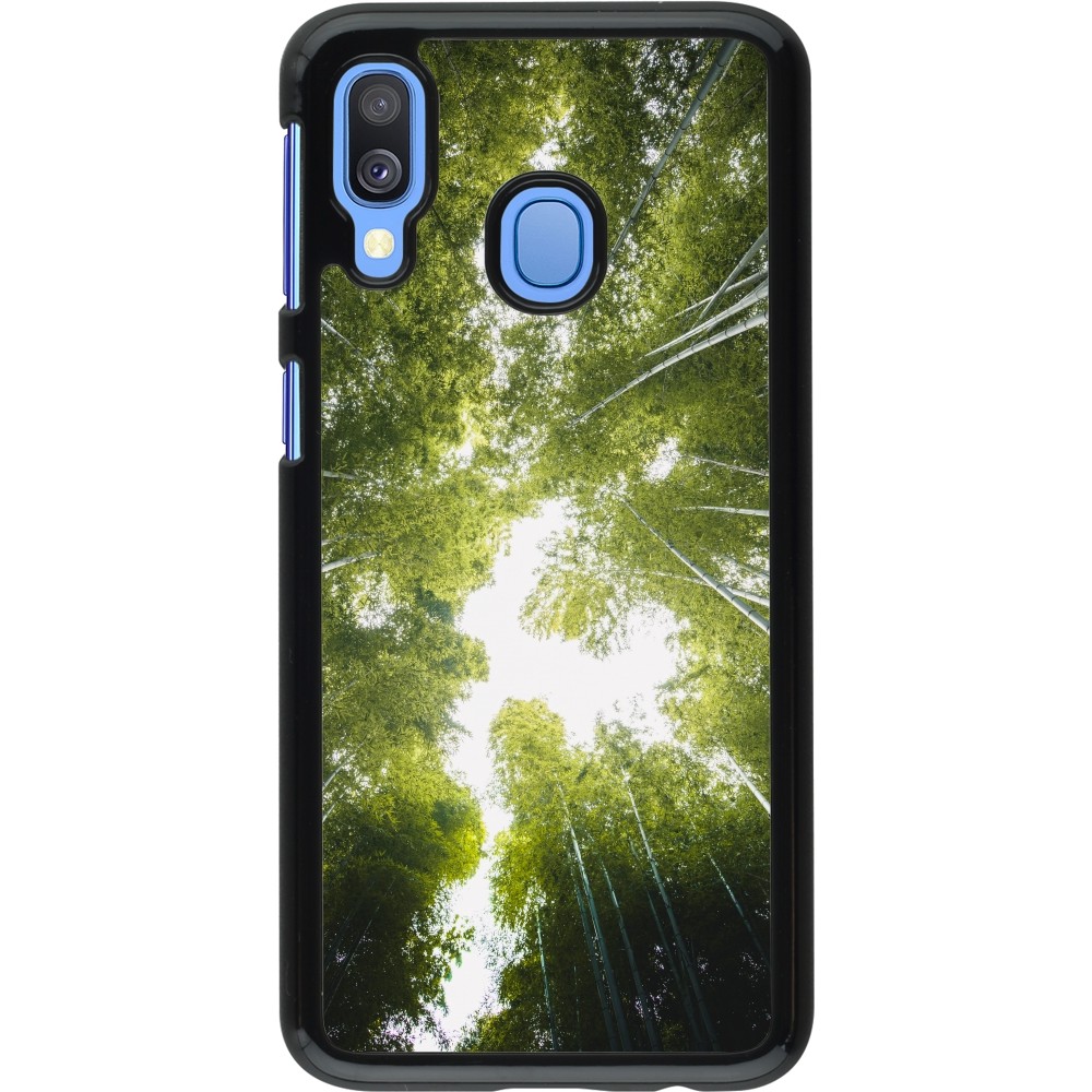 Coque Samsung Galaxy A40 - Spring 23 forest blue sky