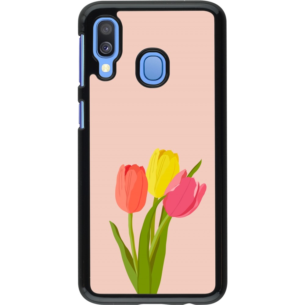 Coque Samsung Galaxy A40 - Spring 23 tulip trio