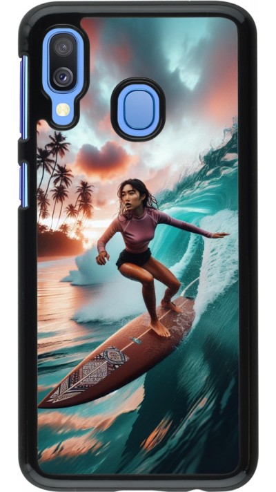 Coque Samsung Galaxy A40 - Surfeuse Balinaise