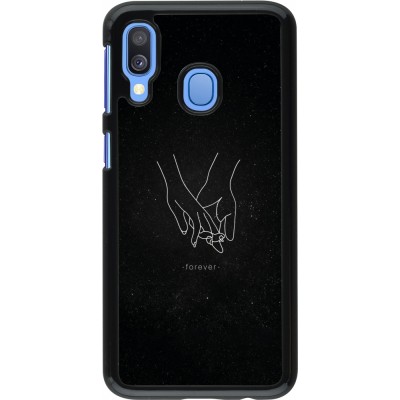 Coque Samsung Galaxy A40 - Valentine 2023 hands forever