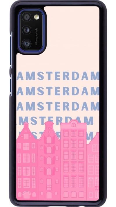 Coque Samsung Galaxy A41 - Amsterdam Pink Print