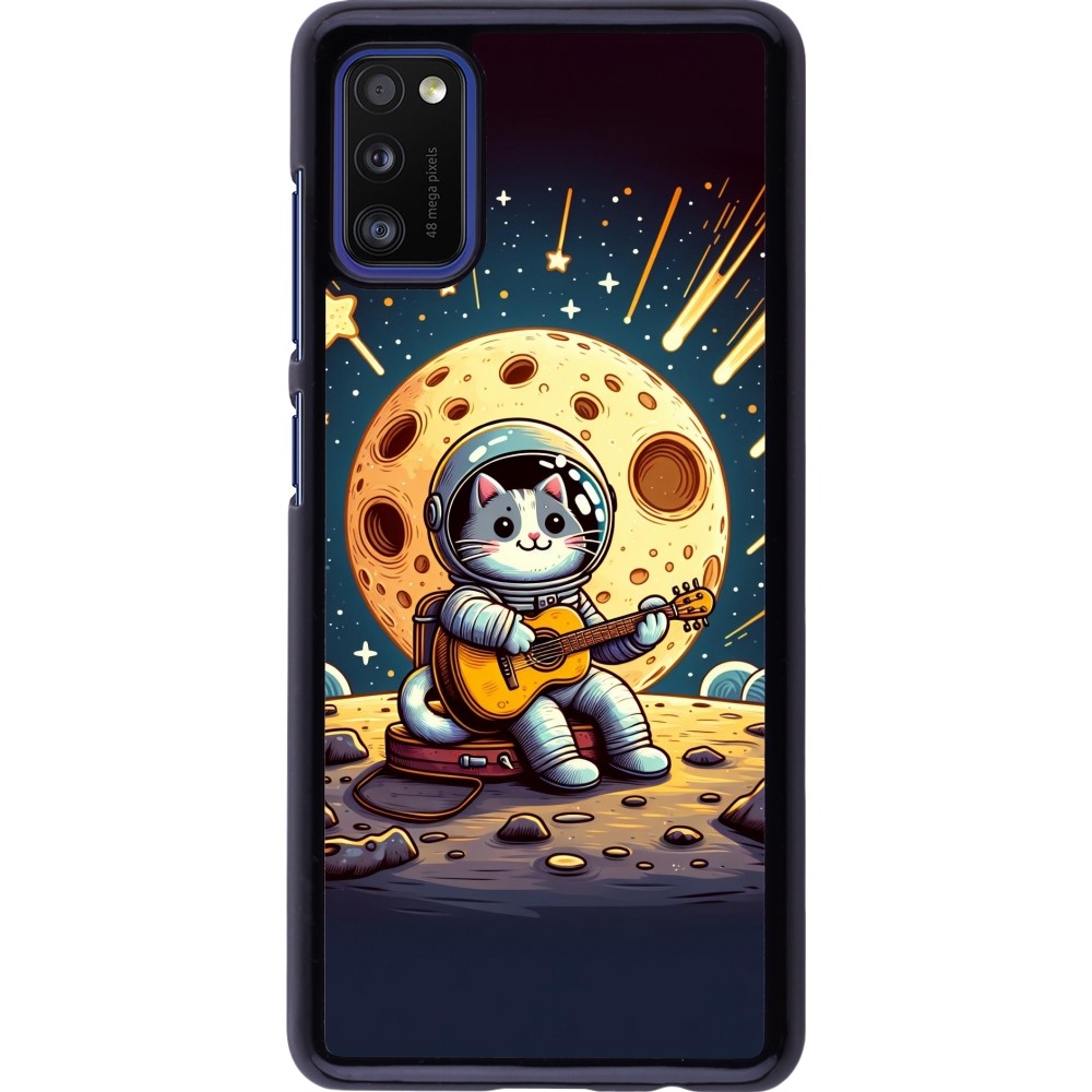 Coque Samsung Galaxy A41 - AstroCat RockLune