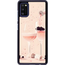 Coque Samsung Galaxy A41 - Champagne Pouring Pink