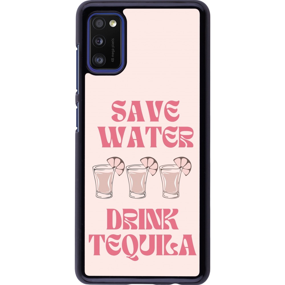 Samsung Galaxy A41 Case Hülle - Cocktail Save Water Drink Tequila