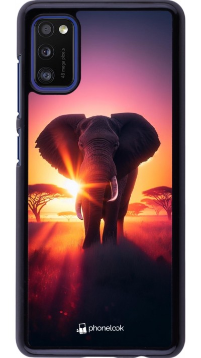 Coque Samsung Galaxy A41 - Elephant Sunrise Beauty