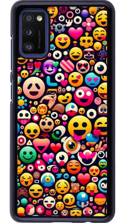 Coque Samsung Galaxy A41 - Emoji Mix Color