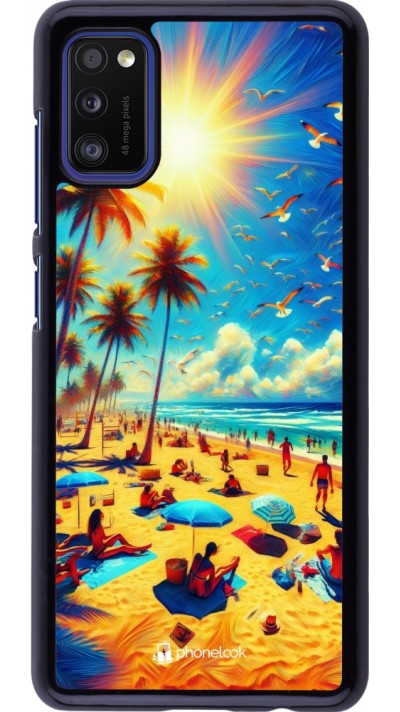 Coque Samsung Galaxy A41 - Été Paradis Paint