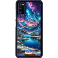 Coque Samsung Galaxy A41 - Fantasy Mountain Lake Sky Stars