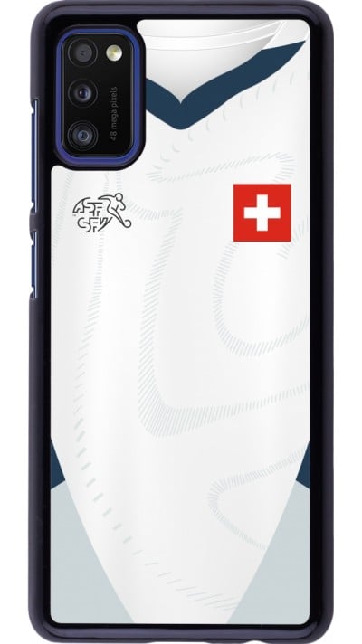 Coque Samsung Galaxy A41 - Maillot de football Suisse Extérieur personnalisable