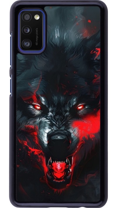 Coque Samsung Galaxy A41 - Halloween 2024 mad werewolf