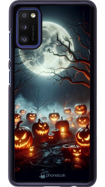 Coque Samsung Galaxy A41 - Halloween 2024 Many Pumpkins