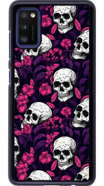 Coque Samsung Galaxy A41 - Halloween 2024 romantic skulls