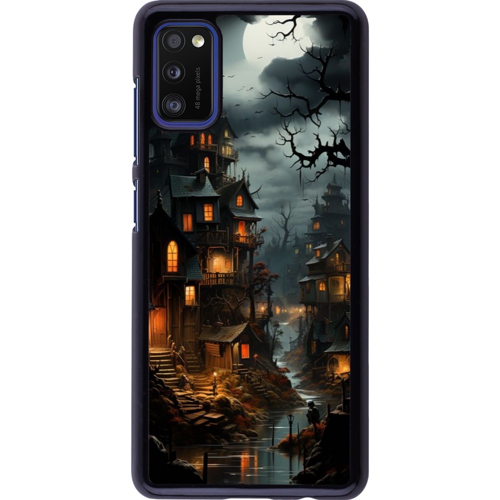 Coque Samsung Galaxy A41 - Halloween 2024 scary town