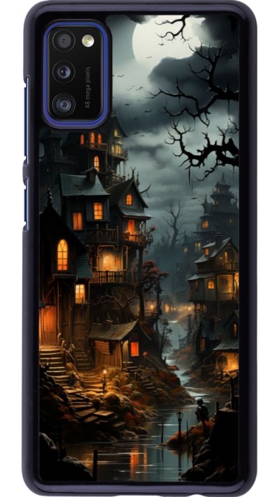 Coque Samsung Galaxy A41 - Halloween 2024 scary town