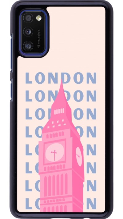 Coque Samsung Galaxy A41 - London Pink Print