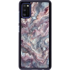 Coque Samsung Galaxy A41 - Marbre violette argentée