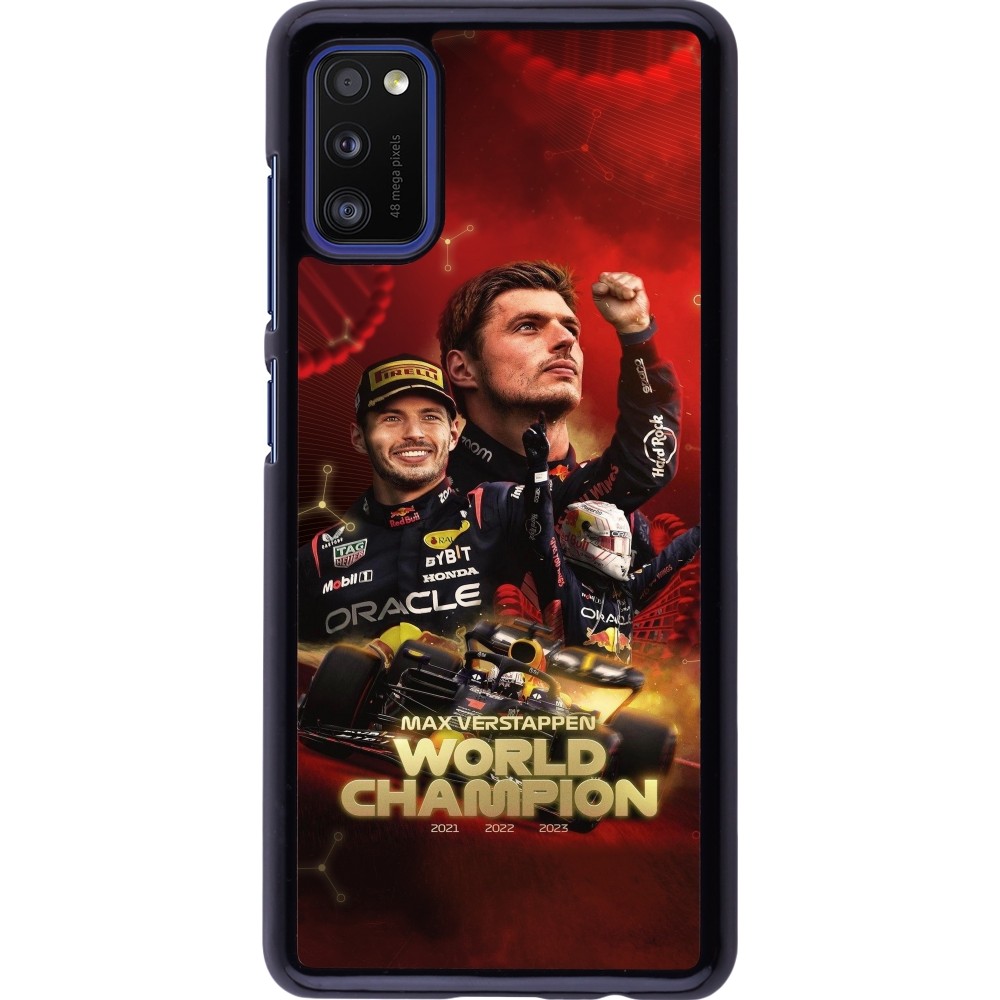 Samsung Galaxy A41 Case Hülle - Max Verstappen Champion 2023