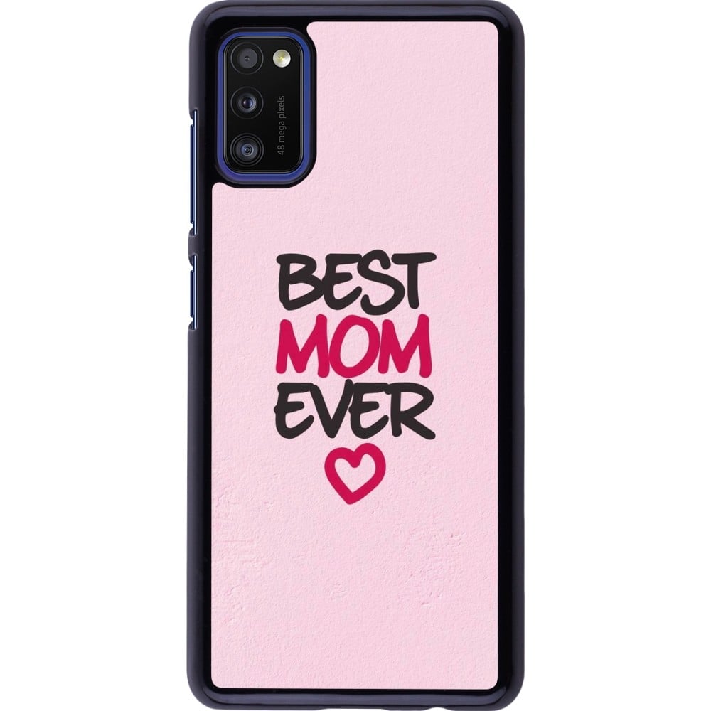 Coque Samsung Galaxy A41 - Mom 2023 best Mom ever pink