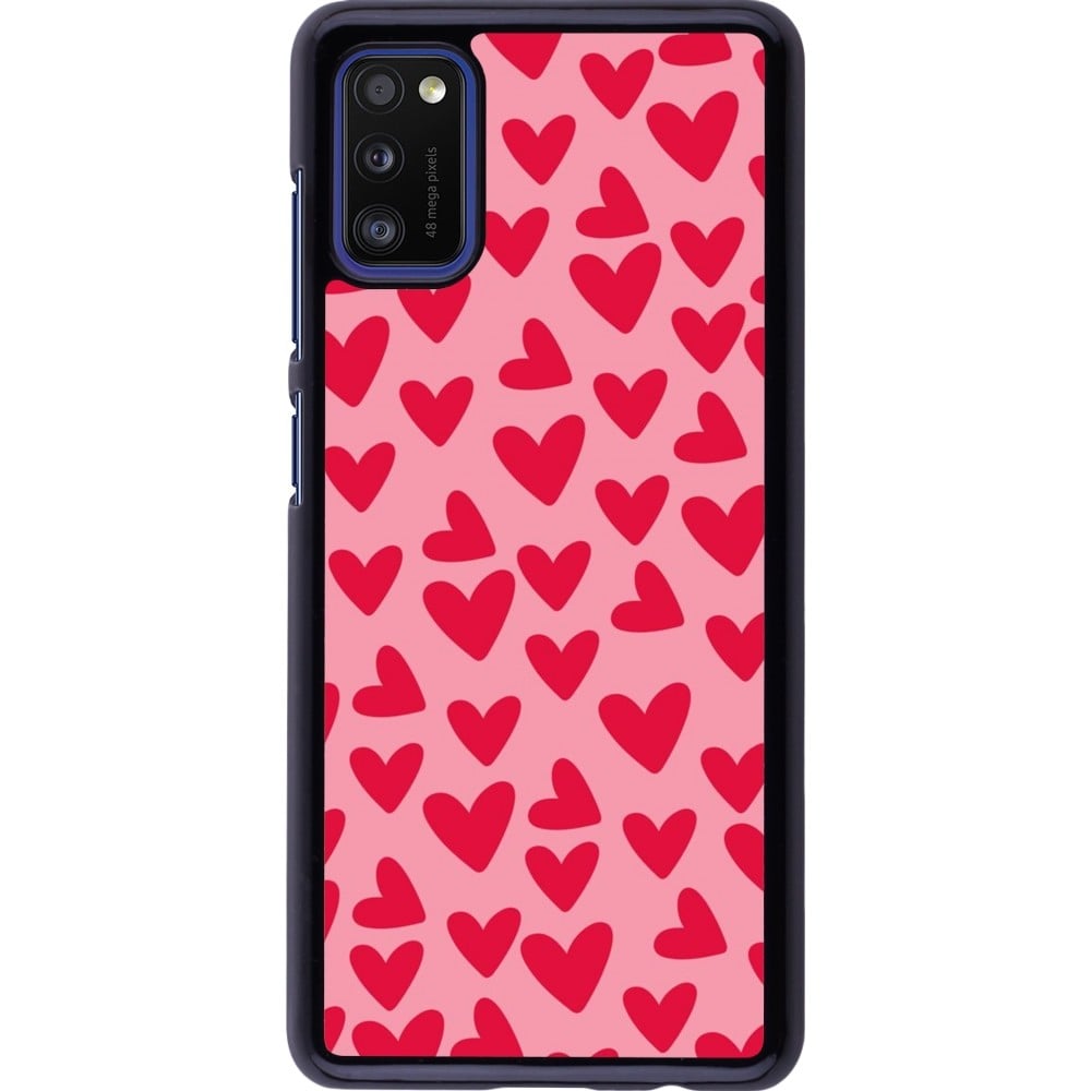 Coque Samsung Galaxy A41 - Mom 2024 petits coeurs