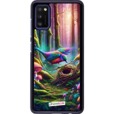 Coque Samsung Galaxy A41 - Oiseau Nid Forêt