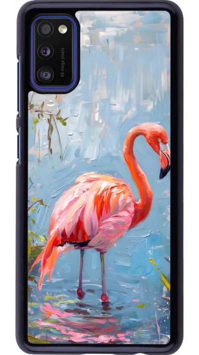 Coque Samsung Galaxy A41 - Paint Flamingo