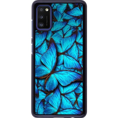 Coque Samsung Galaxy A41 - Papillon - Bleu