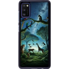 Samsung Galaxy A41 Case Hülle - Paradies der exotischen Tiere