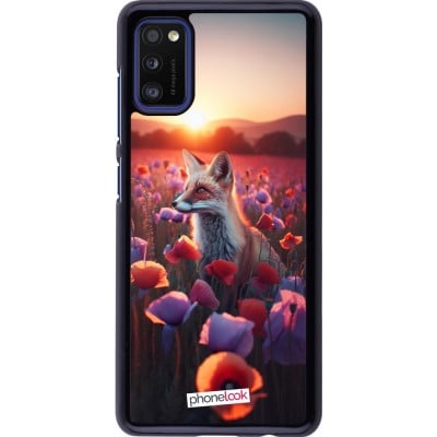 Coque Samsung Galaxy A41 - Renard pourpre au crépuscule