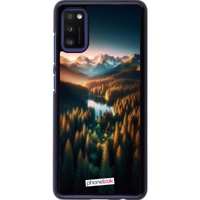 Coque Samsung Galaxy A41 - Sunset Forest Lake