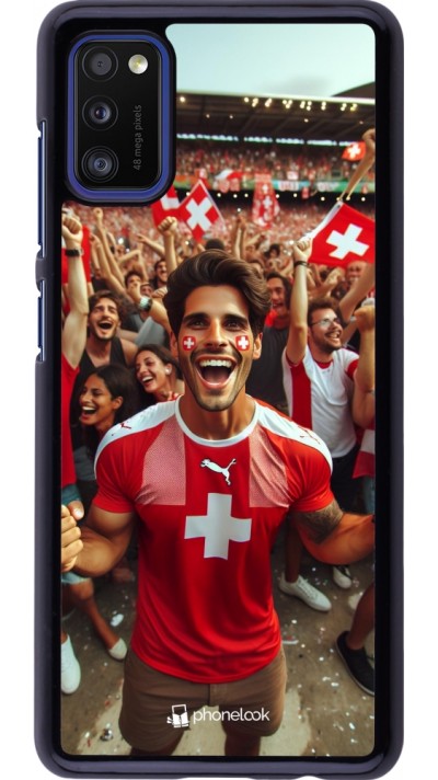 Coque Samsung Galaxy A41 - Supporter Suisse Euro 2024