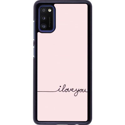 Coque Samsung Galaxy A41 - Valentine 2023 i love you writing