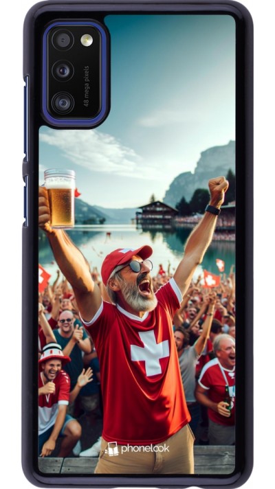 Coque Samsung Galaxy A41 - Victoire suisse fan zone Euro 2024