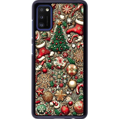 Coque Samsung Galaxy A41 - Noël 2023 micro pattern