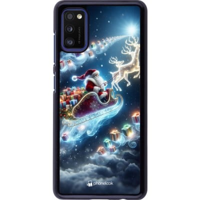 Coque Samsung Galaxy A41 - Noël 2023 Père Noël enchanté