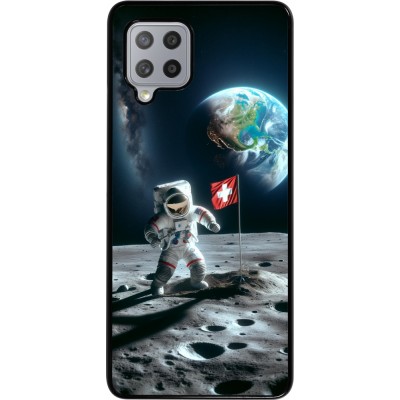 Coque Samsung Galaxy A42 5G - Astro Suisse sur lune