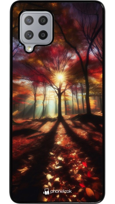 Coque Samsung Galaxy A42 5G - Automne doré glare