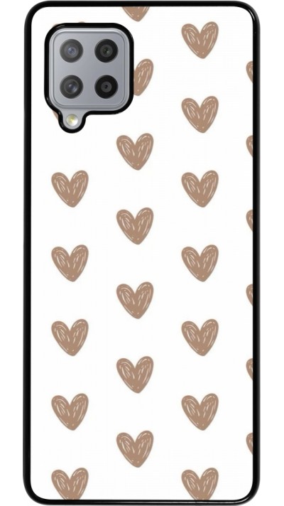 Coque Samsung Galaxy A42 5G - Autumn 2024 brown hearts