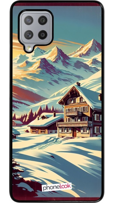 Coque Samsung Galaxy A42 5G - Chalet montagne enneigée