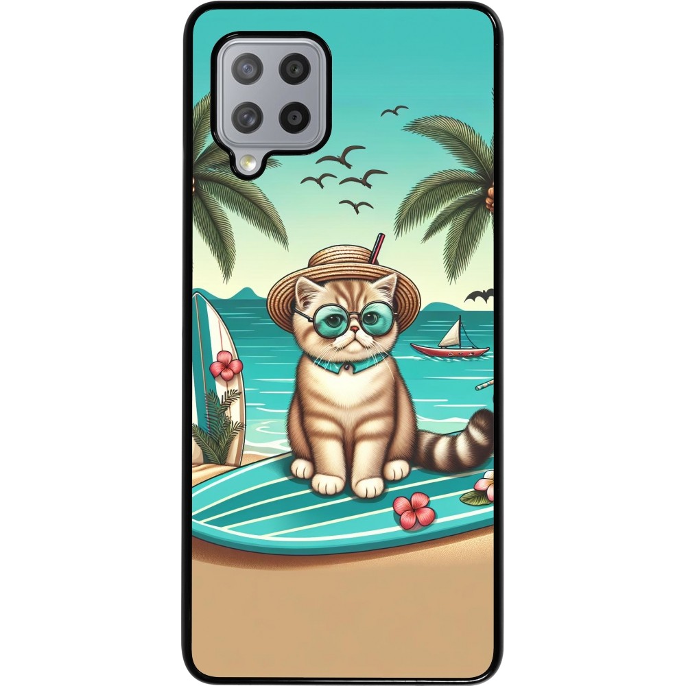 Coque Samsung Galaxy A42 5G - Chat Surf Style