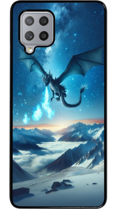 Coque Samsung Galaxy A42 5G - Dragon nocturne montagne