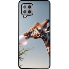 Coque Samsung Galaxy A42 5G - Girafe à bulle